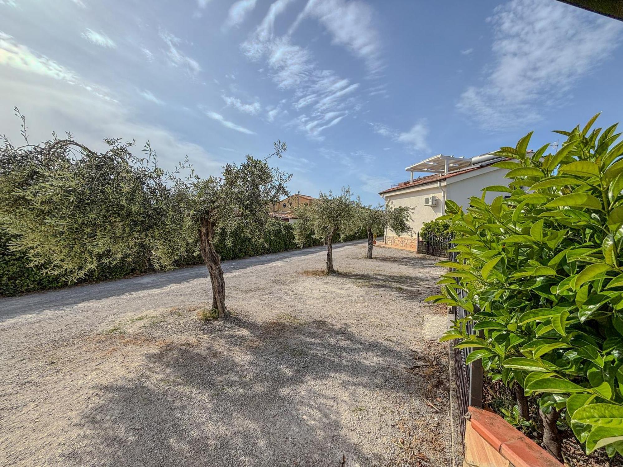 Case Vacanze Mare Nostrum - Villas In Front Of The Beach With Pool 坎波菲利斯·迪·罗切 外观 照片
