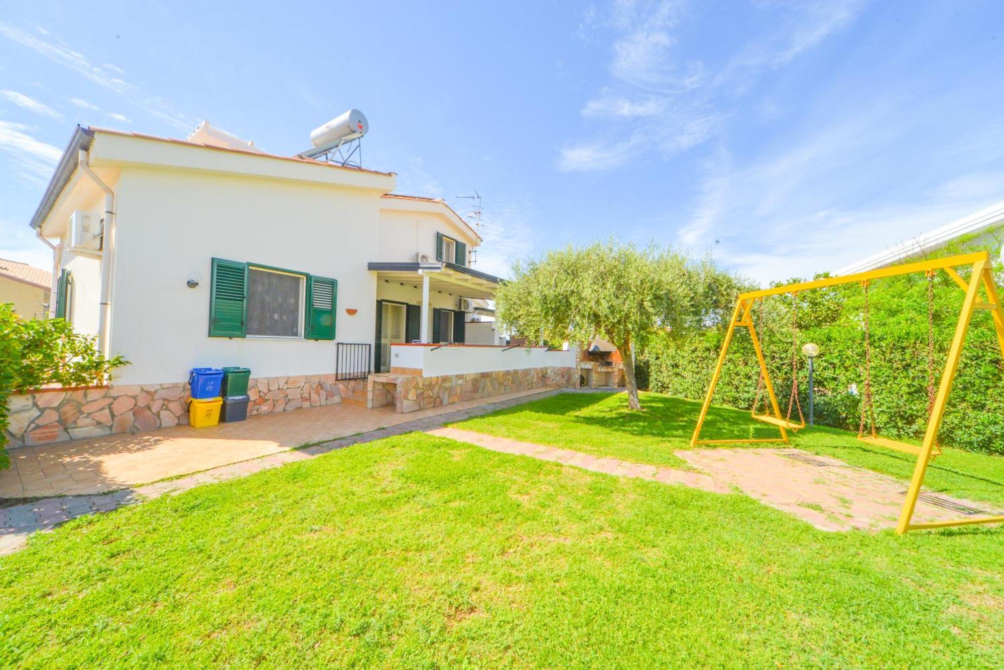 Case Vacanze Mare Nostrum - Villas In Front Of The Beach With Pool 坎波菲利斯·迪·罗切 外观 照片